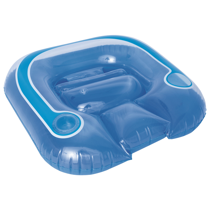 Шезлонг надувной для отдыха на воде,цвета МИКС 