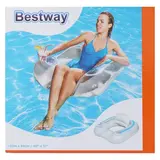 Шезлонг надувной для отдыха на воде,цвета МИКС  - фото 6