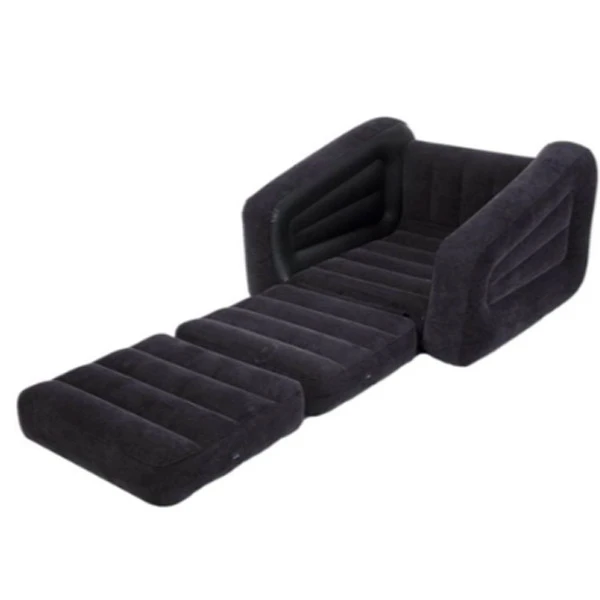 Кресло надувное Intex Pull-Out Chair 66551NP  (Серый) - фото 2