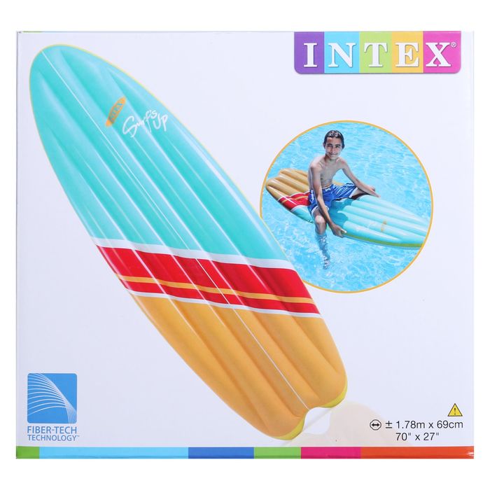 Матрас «Доска для сёрфинга», 178 х 69 см, цвета МИКС 58152EU INTEX 