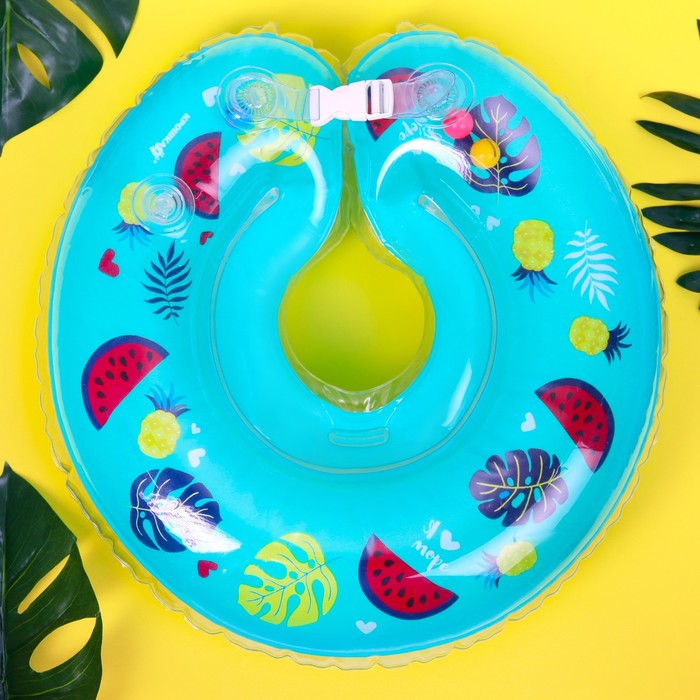Детский набор для купания «Я люблю купаться», 2 предмета: круг + термометр 