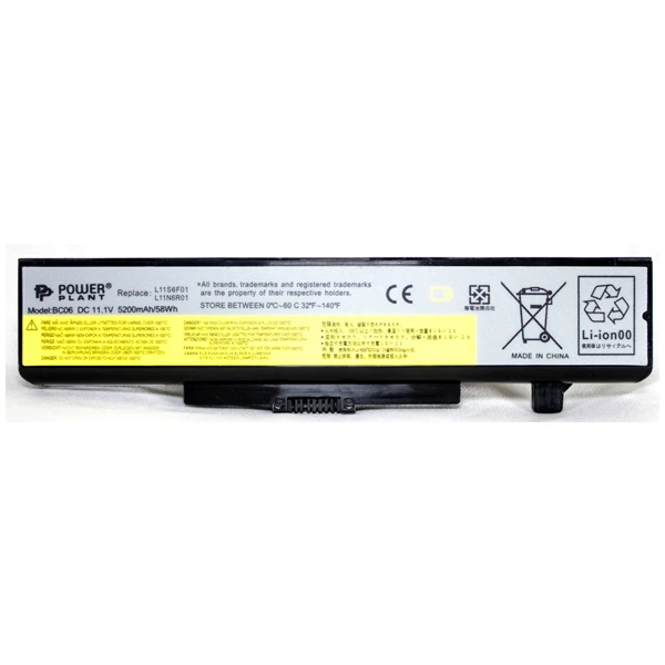 Аккумулятор PowerPlant для ноутбуков IBM/LENOVO IdeaPad G580 (L11L6F01) 11.1V 5200mAh NB00000276