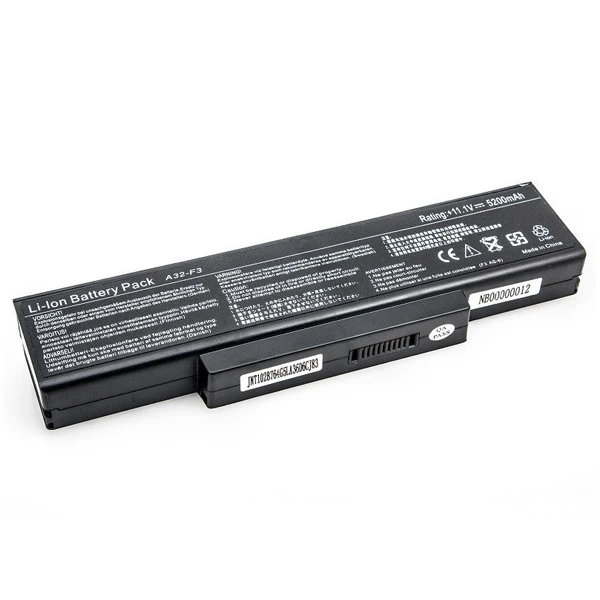 Аккумулятор PowerPlant для ноутбуков Asus F2, F3 (A32-F3, AS9000LH) 11.1V 5200mAh NB00000012