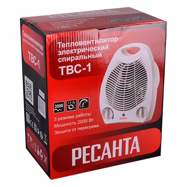 Тепловентилятор Ресанта ТВС-1 2кВт - фото 6