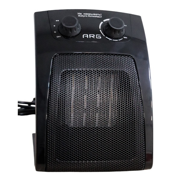 Тепловентилятор ARG W-HC1603 Black - фото 2