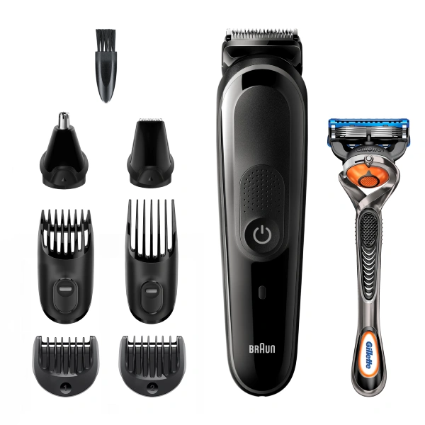 Триммер Braun MGK5260 8-в-1 + Бритва Gillette