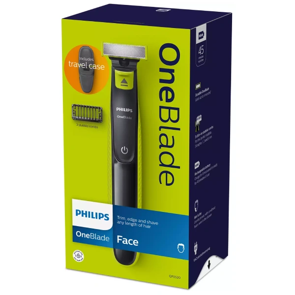 Триммер Philips OneBlade Face QP2520/65 - фото 7