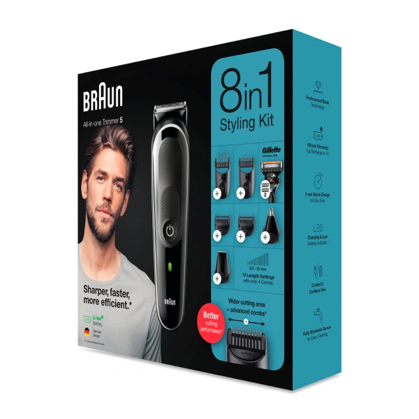 Триммер универсальный Braun + Gillette MGK5360 - фото 13