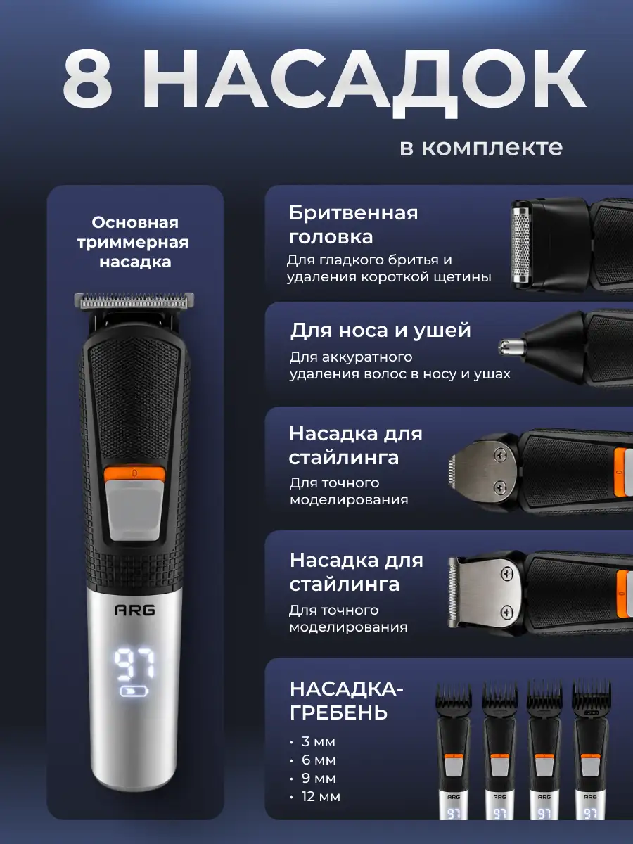 Триммер ARG RFC-1911 - фото 3
