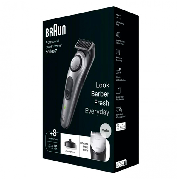 Электрический триммер Braun BT7420 BLK - фото 2