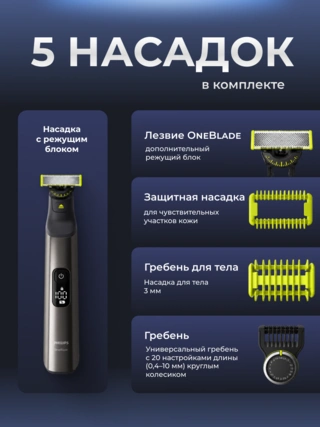 Триммер универсальный Philips OneBlade Pro QP6652/61