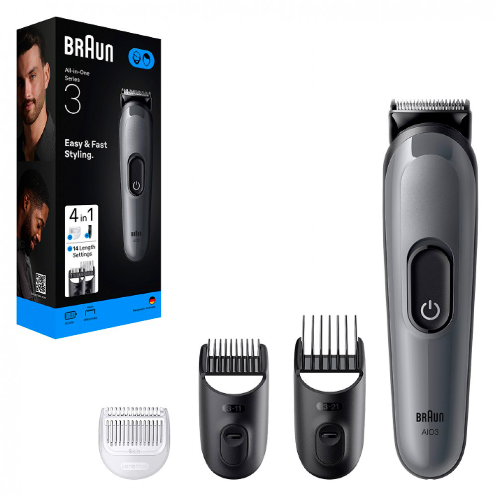 Триммер Braun для бороды и волос AIO3500 - фото 2
