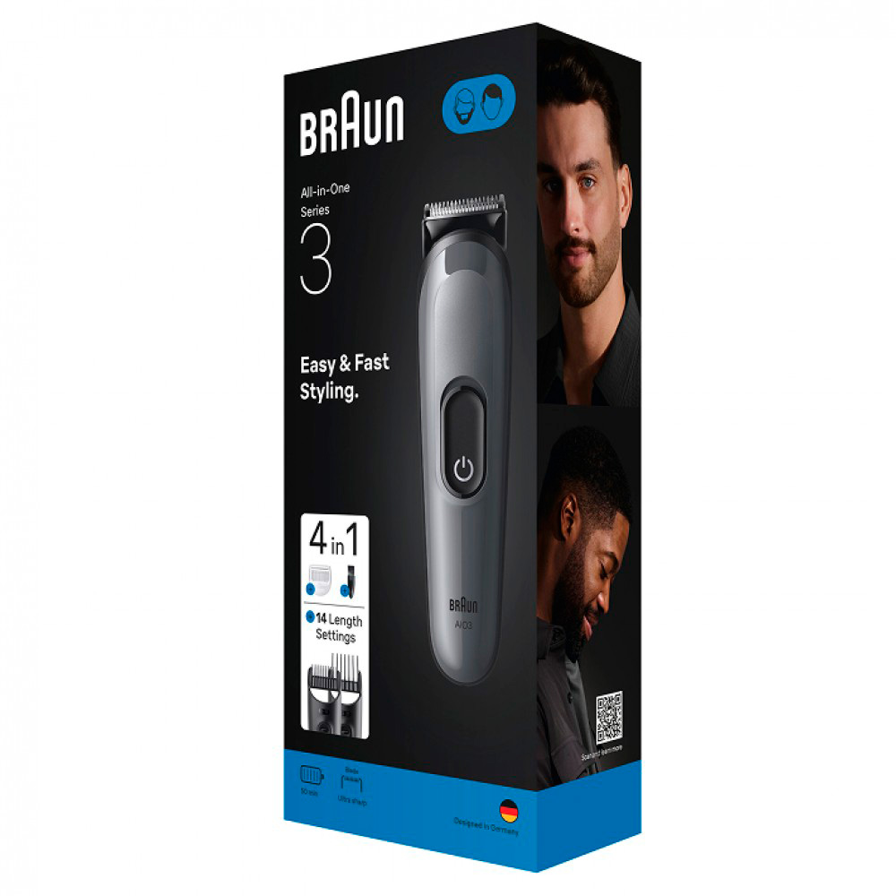 Триммер Braun для бороды и волос AIO3500 - фото 3