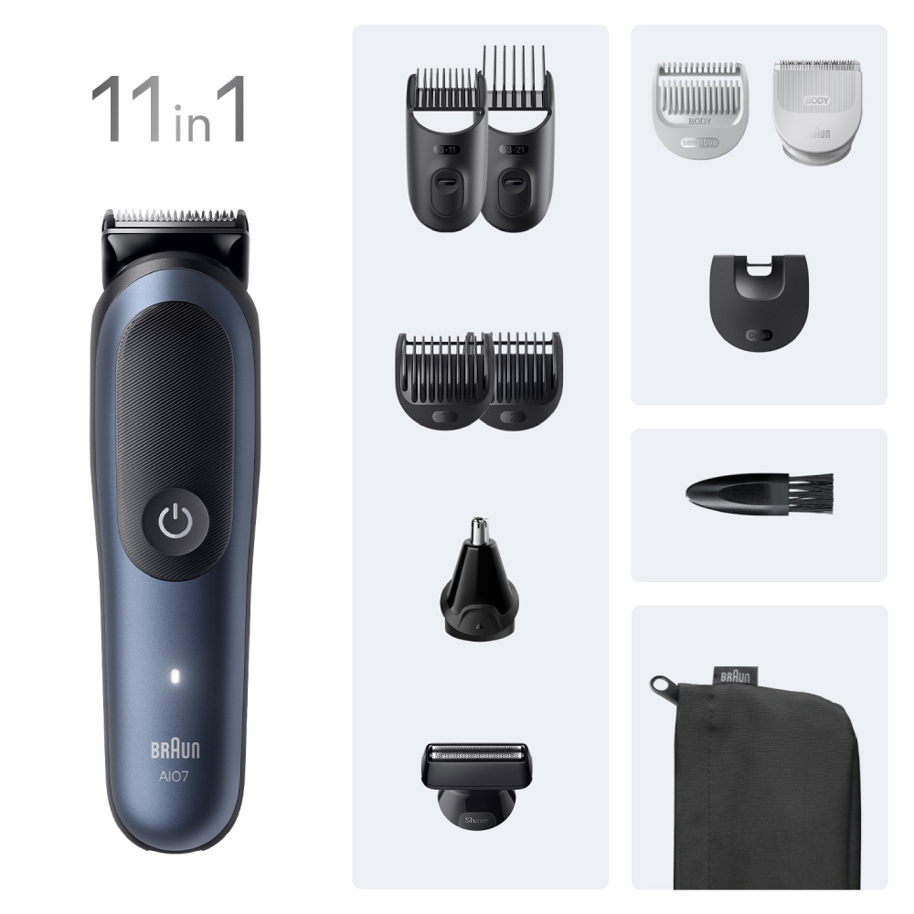 Braun сақалға, шашқа және денеге арналған триммері AIO7540 - фото 3