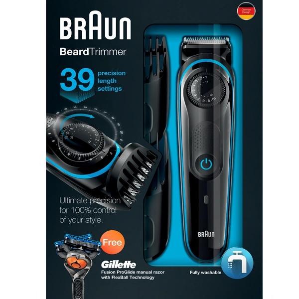 Триммер Braun BT3040 BKBLU - фото 2