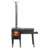 Казан Мангал Сибирь (с откидной крышкой и зольником) 