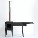 Казан Мангал Сибирь (с откидной крышкой и зольником)  - фото 2