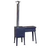 Казан Мангал Сибирь (с откидной крышкой и зольником)  - фото 4