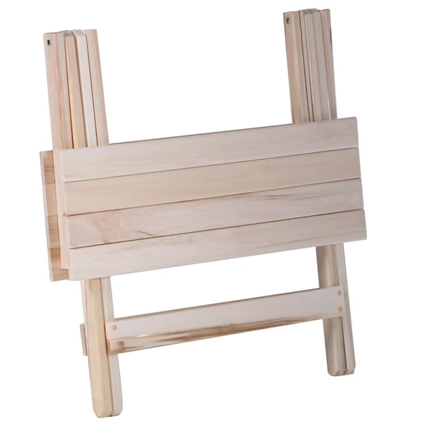 Стол складной 80×60×75см, из липы - фото 3