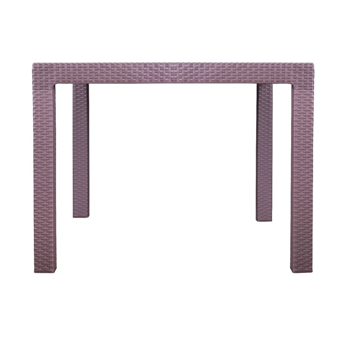 Стол «Ротанг», 94 × 94 × 74 см, цвет шоколад 