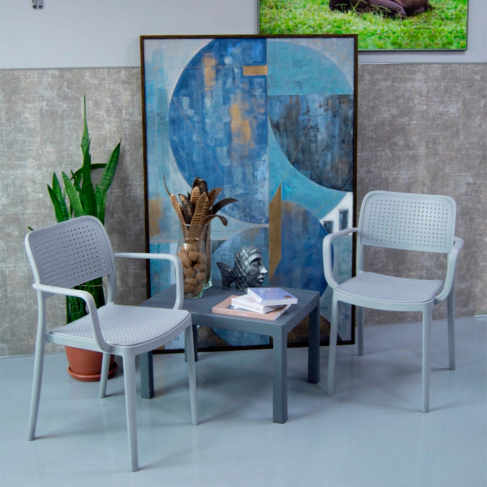 Кресло Air Wood Р6056 Mono Gray (7шт) - фото 4