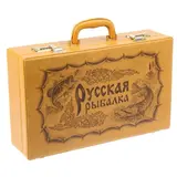 Набор в чемодане "Рыбалка. Щука" 40 предметов 