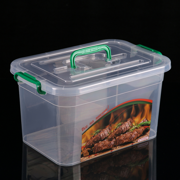 Контейнер пищевой 10 л "Все на пикник", цвет МИКС  - фото 9