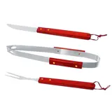 Набор для барбекю "Гриль-мастер", щипцы, вилка, нож  - фото 3