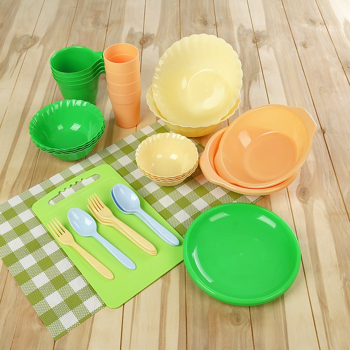 Набор посуды на 4 персоны «Весёлая компания», 36 предметов 