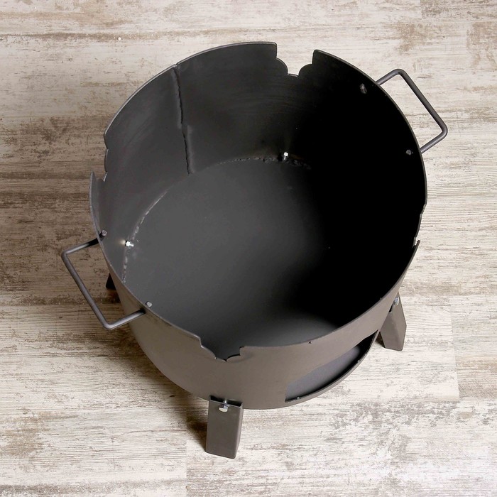 Печь под казан "Казанка-440"   диаметр 44 см, для казанов 18-25 литров, 3 мм 