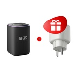 Комплект Умная колонка Яндекс Станция 3 с Zigbee Black (YNDX-00060) + Умная розетка Яндекс Matter (YNDX-00540WHT) 