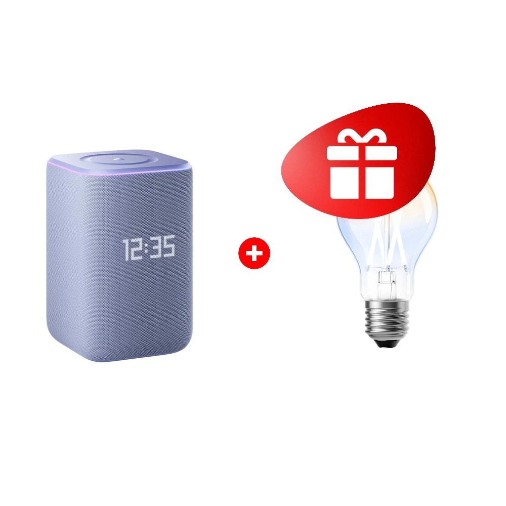 Жиынтық Умная колонка Яндекс Станция 3 с Zigbee Purple (YNDX-00060) + Умная лампочка Яндекс YNDX-00554 YNDX-00554 