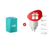 Жиынтық Умная колонка Яндекс Станция Макс с Zigbee Бирюзовый YNDX-00053TRQ + Умная розетка Яндекс Matter (YNDX-00540WHT) 