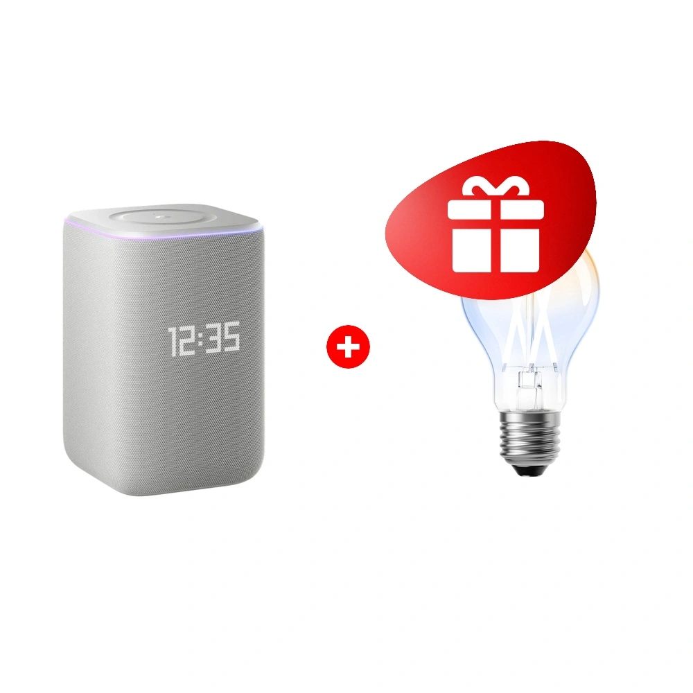 Комплект Умная колонка Яндекс Станция 3 с Zigbee Gray (YNDX-00060) + Умная лампочка Яндекс YNDX-00554 YNDX-00554 