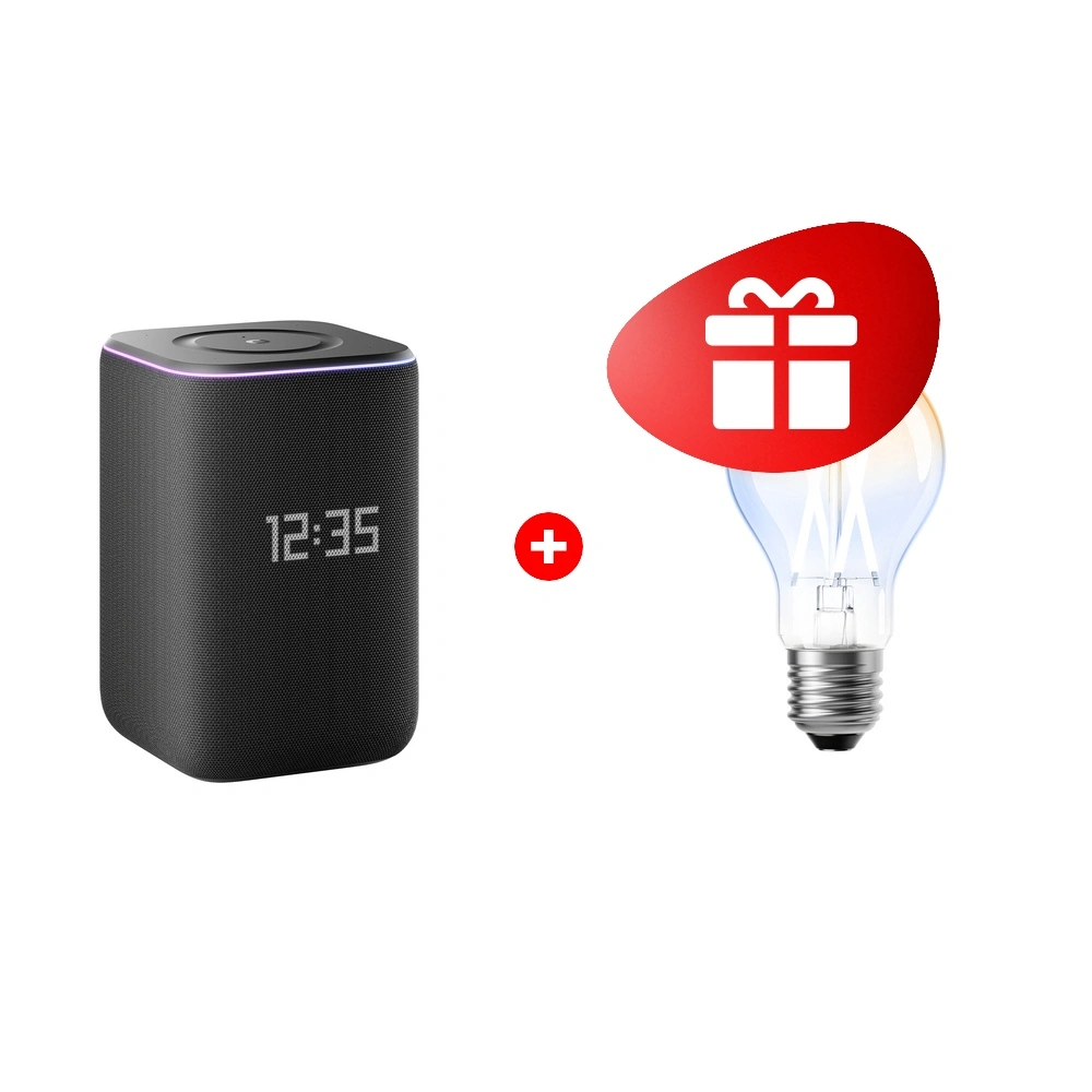 Комплект Умная колонка Яндекс Станция 3 с Zigbee Black (YNDX-00060) + Умная лампочка Яндекс YNDX-00554 YNDX-00554 