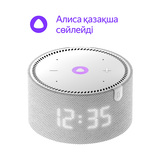 Умная колонка Яндекс Станция Мини с часами Серый опал YNDX-00020G - фото 2