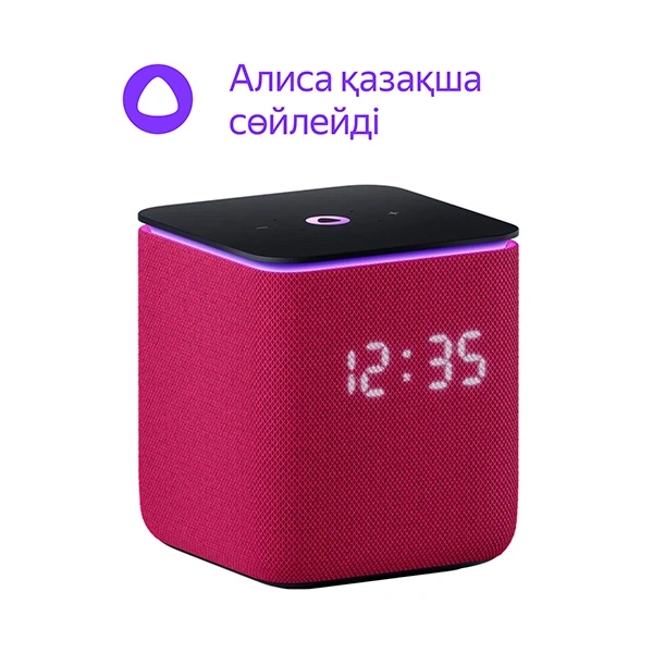 Умная колонка Яндекс Станция Миди Малиновый YNDX-00054PNK - фото 2