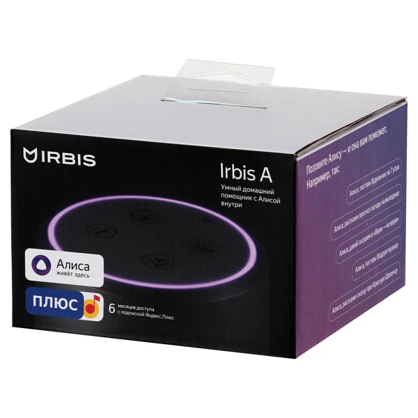 Smart колонки Irbis A Умный домашний помощник с Алисой Black (A01) - фото 7