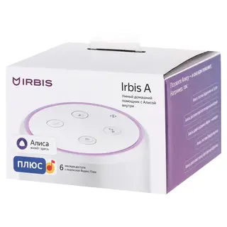 Smart колонки Irbis A Умный домашний помощник с Алисой White (A01)