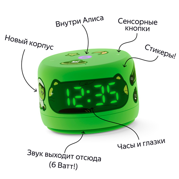 Умная колонка Яндекс Станция Лайт 2 Green (YNDX-00026GRN) - фото 3