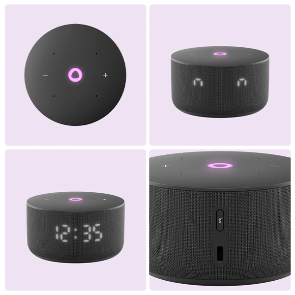 Умная колонка Яндекс Мини 3 YNDX-00027BLK Black - фото 3