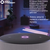 Умная колонка Яндекс Станция Мини 3 Серый YNDX-00027GRY - фото 11