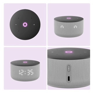 Умная колонка Яндекс Станция Мини 3 Серый YNDX-00027GRY - фото 4