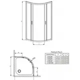 Душевая кабина Radaway Premium Plus А900 30403-01-01N  - фото 2