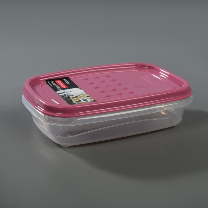Емкость для хранения пищевых продуктов 300 мл Pattern Flex, цвет пурпурный 
