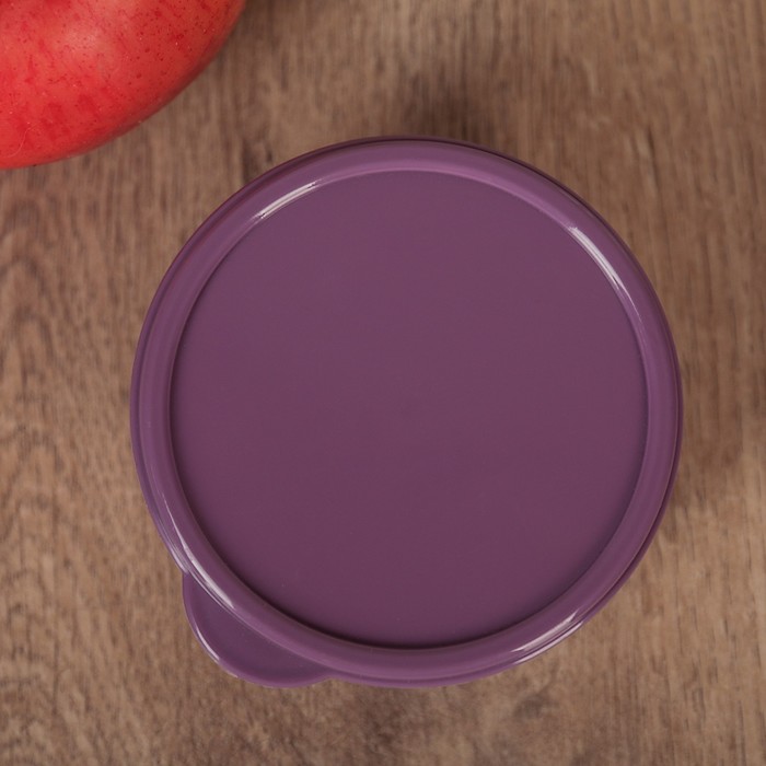 Контейнер пищевой 150 мл, цвет фиолетовый 