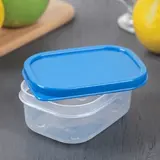 Азық-түлік контейнері 150 мл, түсі көк  - фото 3