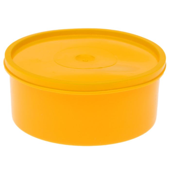 Контейнер пищевой 450 мл с герметичной крышкой, цвет жёлтый 