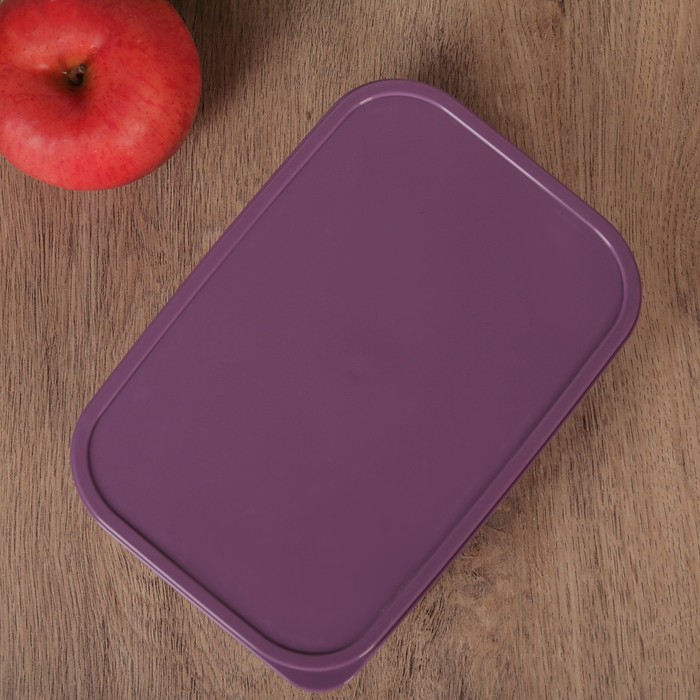 Контейнер пищевой 1,2 л, цвет фиолетовый 
