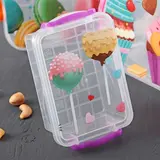 Тікбұрышты "Кәмпиттер" түскі ас қораптарының жиынтығы, 3 дана: 21,5×14/17×11/13×8, түс қоспасы  - фото 7